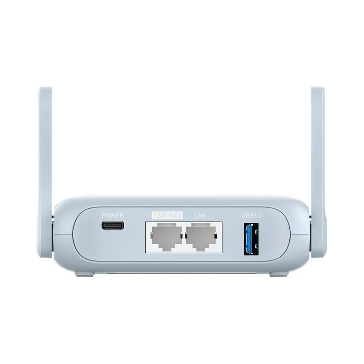 GL.iNet Beryl AX GL-MT3000 — задня панель із портами WAN, LAN та USB