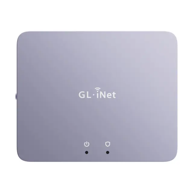 GL.iNet Brume 3 GL-MT5000 — передняя панель с индикаторами