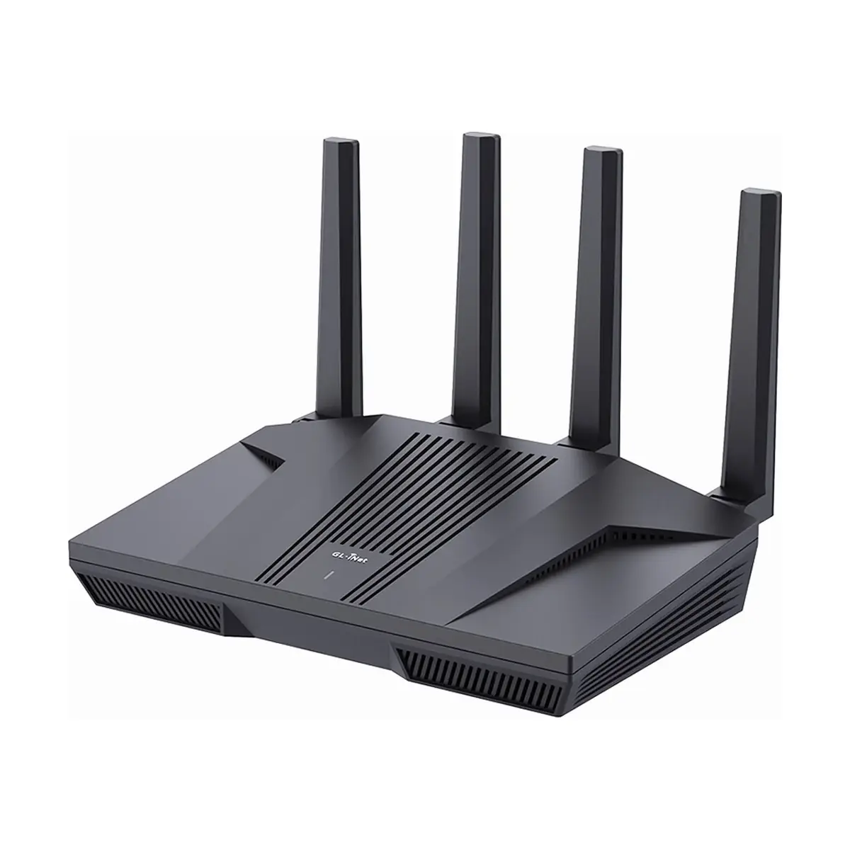 GL.iNet Flint 2 GL-MT6000 — three-quarter view