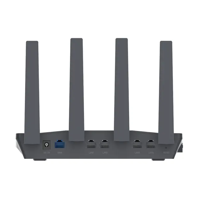 GL.iNet Flint GL-AX1800 — задняя панель: порты WAN, LAN и USB