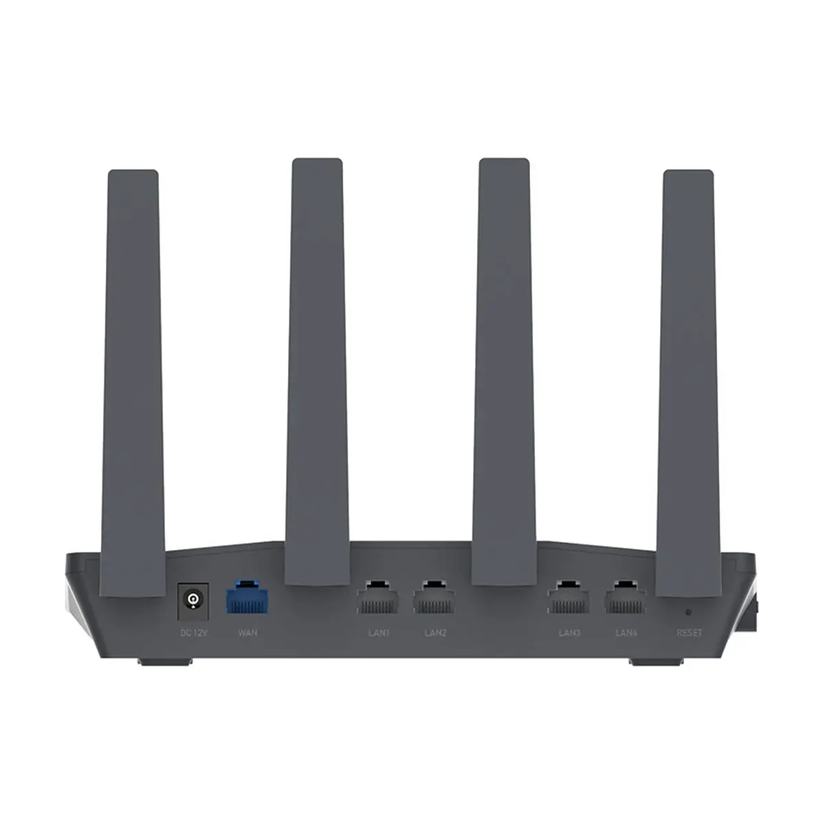 GL.iNet Flint GL-AX1800 — задняя панель: порты WAN, LAN и USB