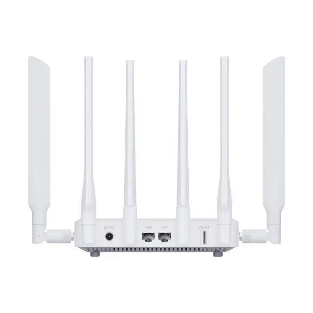 GL.iNet Spitz AX GL-X3000 — задняя панель с портами и SIM